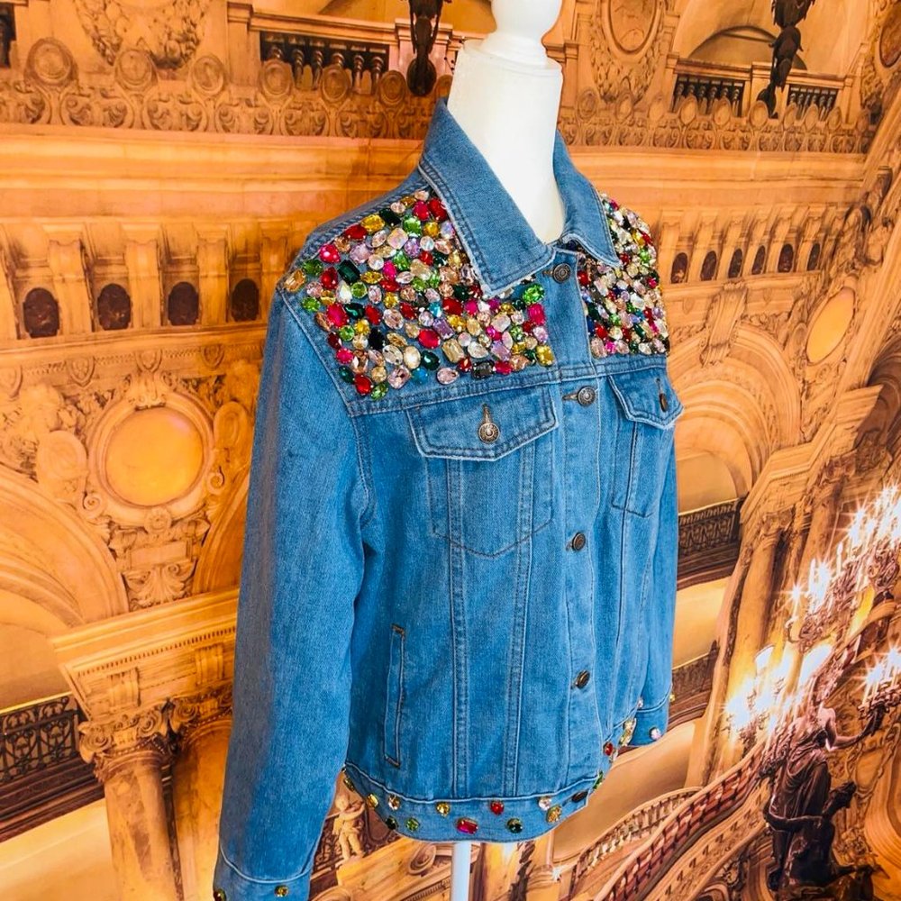 BLING BLUE JEAN JACKET